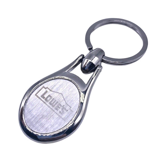 Lowes Customer Focused Key Fob Employee Award Key Chain Collectible RARE Metal - Picture 2 of 6